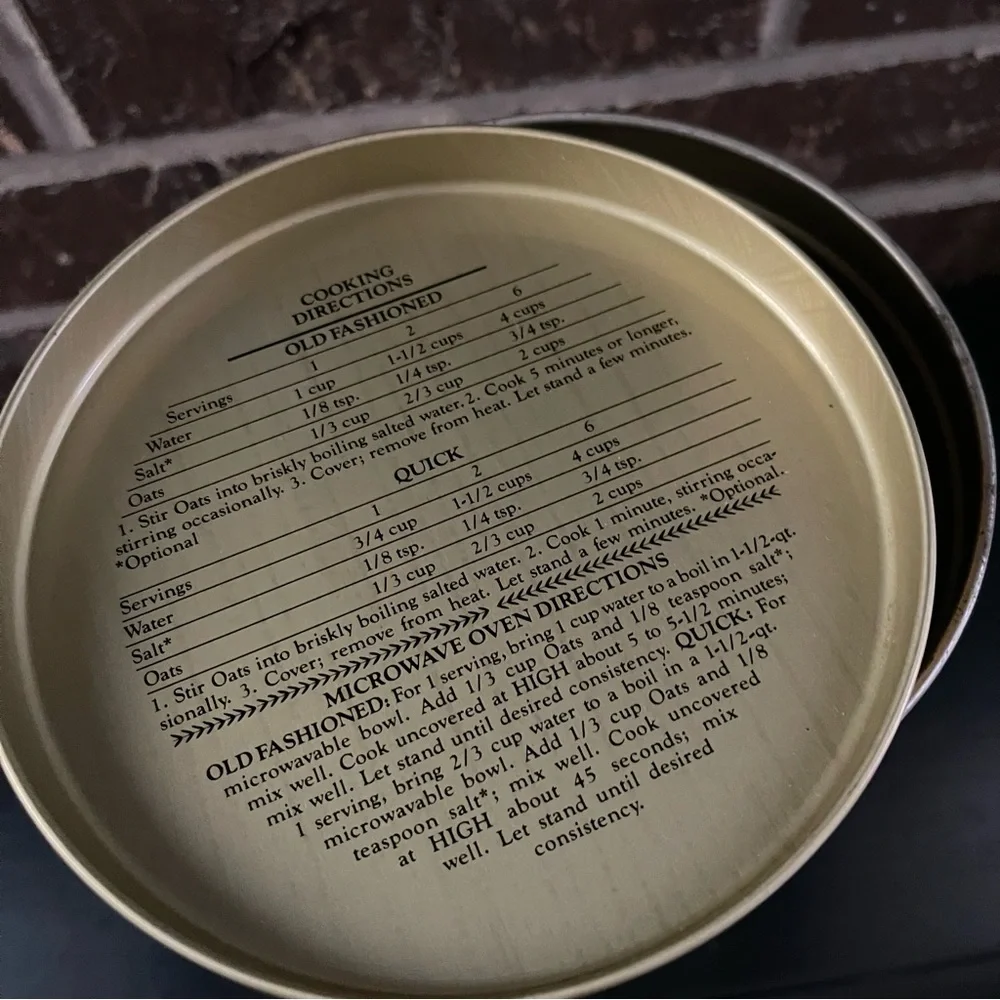 1991 Quaker Oats Tin